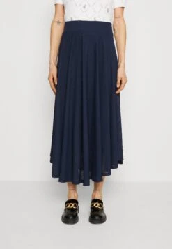 ESPRIT Long Skirt- Plooirok - Navy