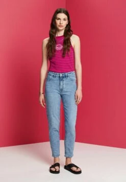 ESPRIT Jeans Tapered Fit - Blue Bleached -Esprit 9b2e802e46dd43cd9cef38cfd6e7c02c