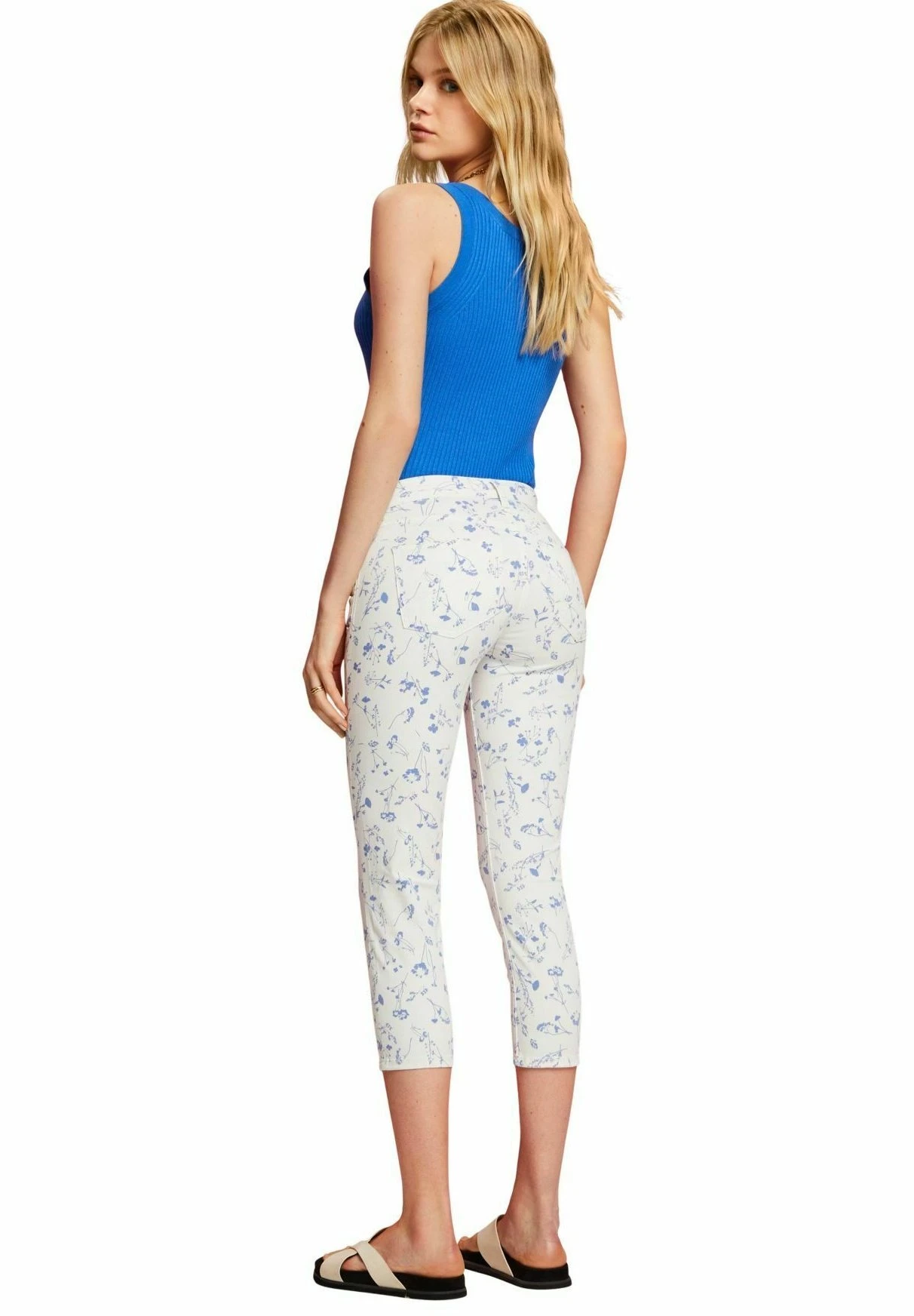 ESPRIT Broek - White Navy 2 ESPRIT Broek - White Navy - Afbeelding 2