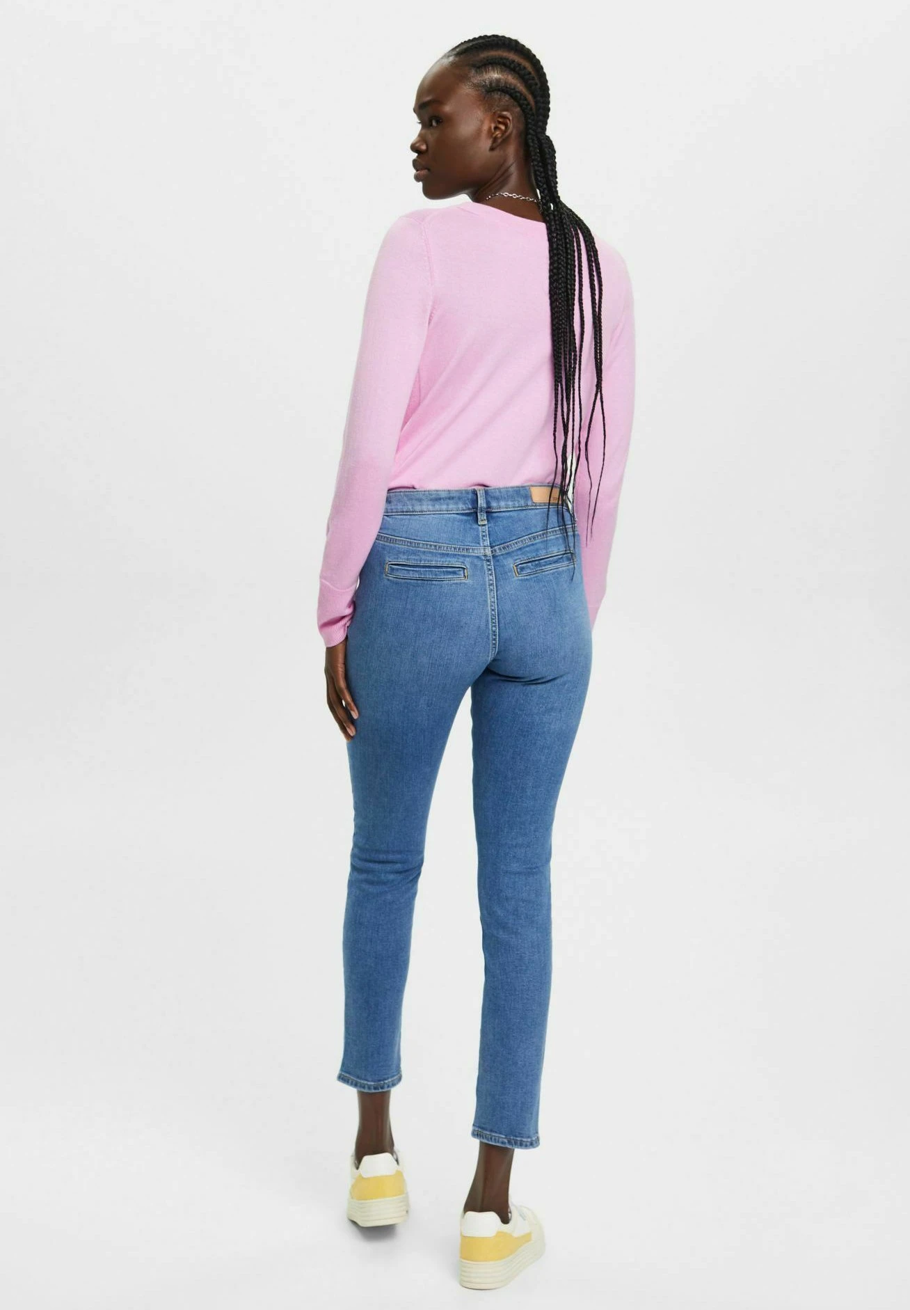 ESPRIT High-Rise - Slim Fit Jeans - Blue Light Washed 3 ESPRIT High-Rise - Slim Fit Jeans - Blue Light Washed - Afbeelding 3