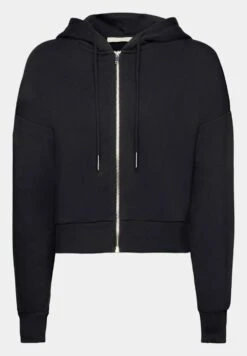 Edc By Esprit Gecroppter Mit Zipper - Sweater Met Rits - Black -Esprit a2189b3e95ed41c9b6b1d04a1ef62735