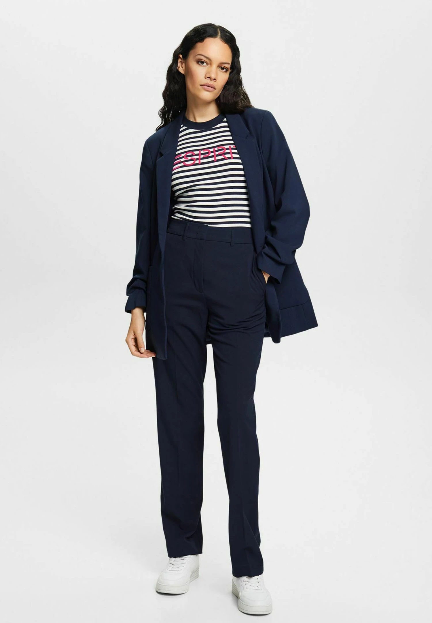 ESPRIT Halflange Jas - Navy 2 ESPRIT Halflange Jas - Navy - Afbeelding 2