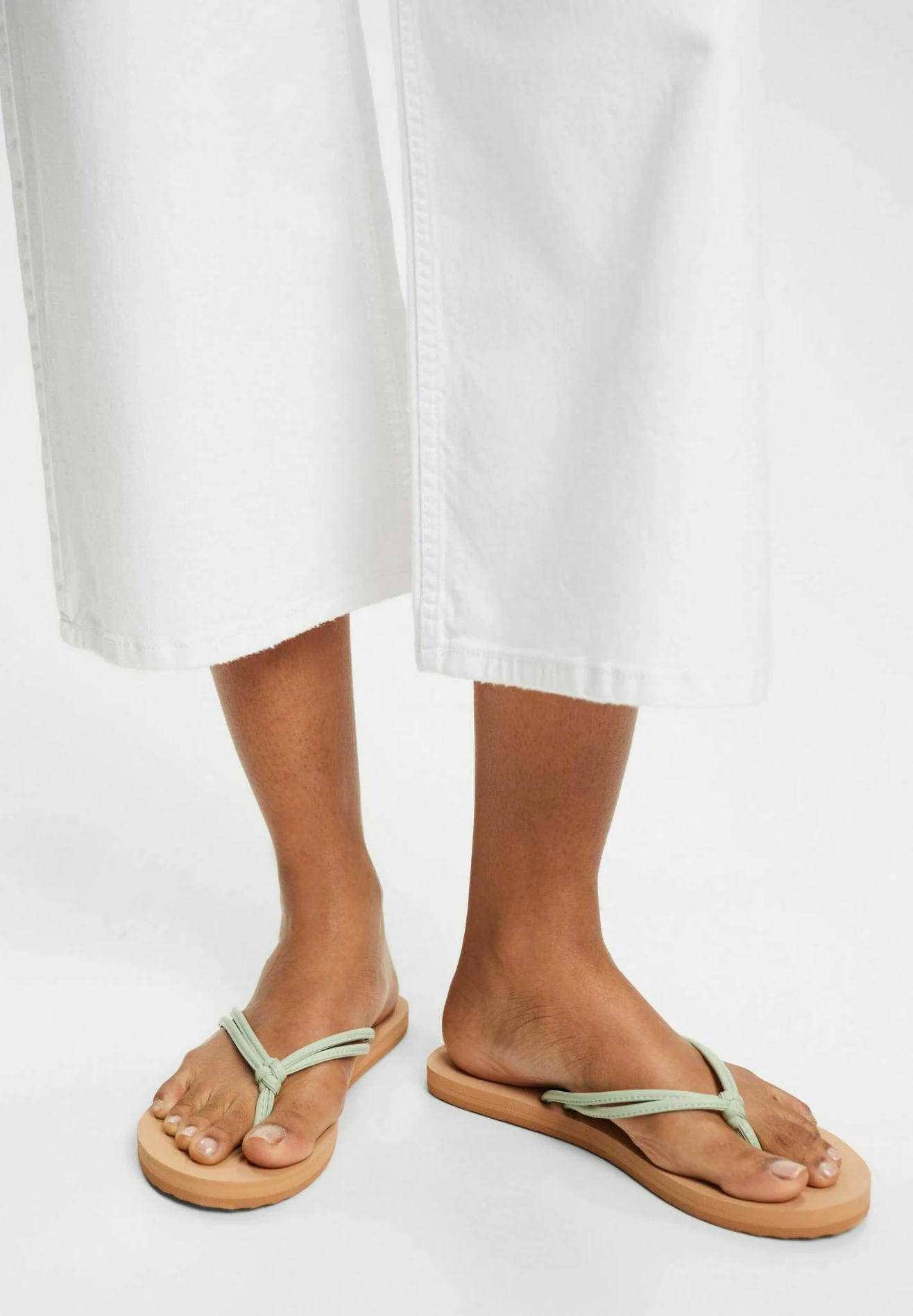 ESPRIT Mit Knoten-Detail - Teensandalen - Light Aqua Green 1 ESPRIT Mit Knoten-Detail - Teensandalen - Light Aqua Green