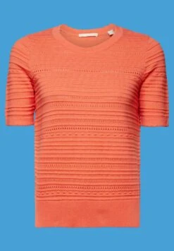 Edc By Esprit T-Shirt Print - Coral Orange -Esprit ad9a5738c28f4064a5a5f6ea4c2d2761