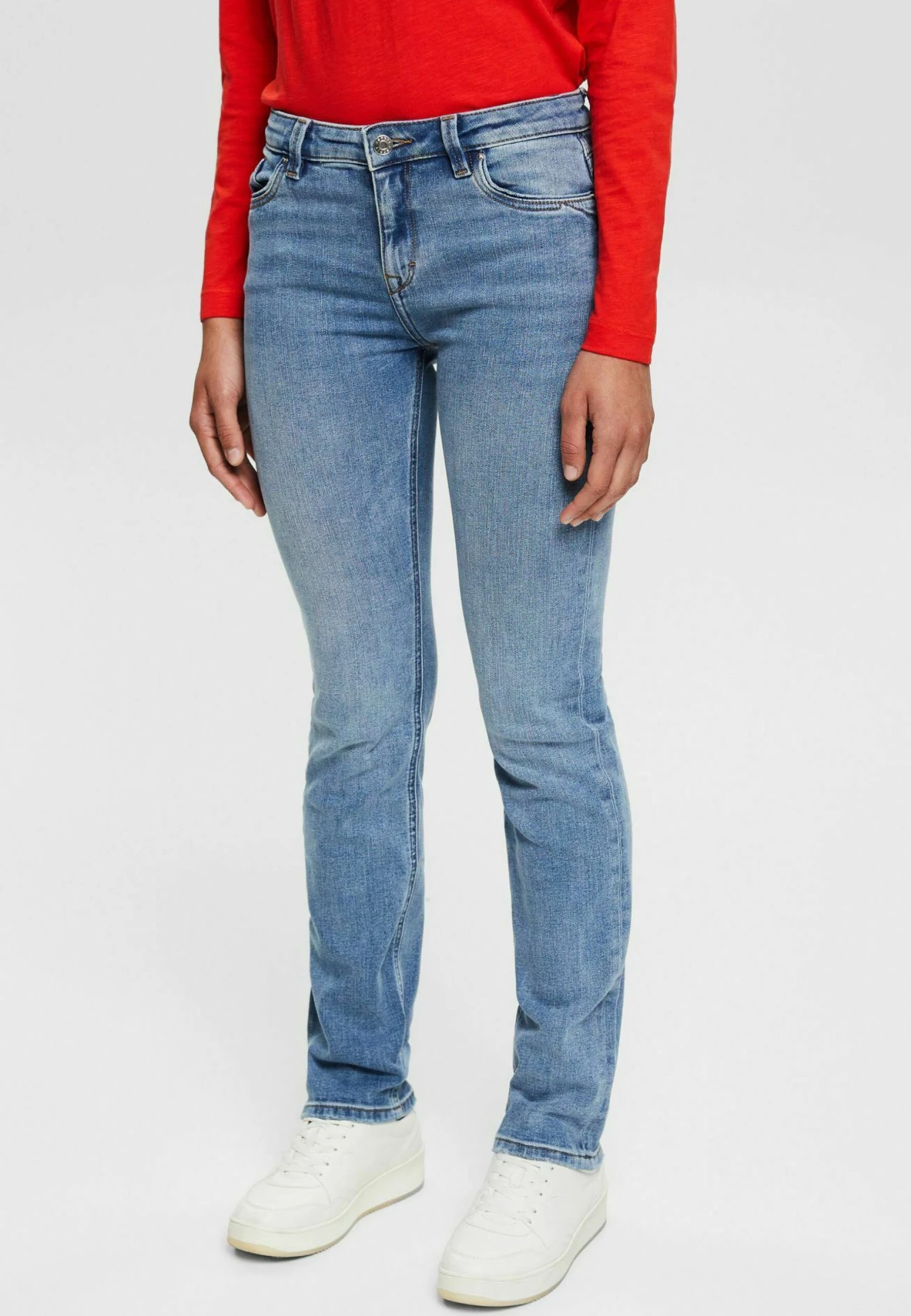 ESPRIT Medium - Straight Leg Jeans - Blue Light Washed 1 ESPRIT Medium - Straight Leg Jeans - Blue Light Washed