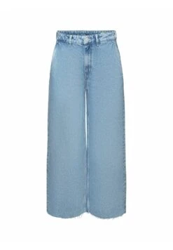 ESPRIT Mit Hohem Bund - Flared Jeans - Blue Bleached -Esprit b01a9846538444cfa5148e69a5e89d0a