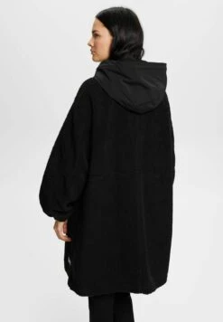 ESPRIT Langer Sherpa - Parka - Black -Esprit b0780ba596bd465489305e608fa27921