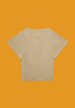ESPRIT Curvy Mit Xl Ärmeln - T-Shirt Basic - Sand -Esprit b353cba42b28415fb4ab1dd111be0257