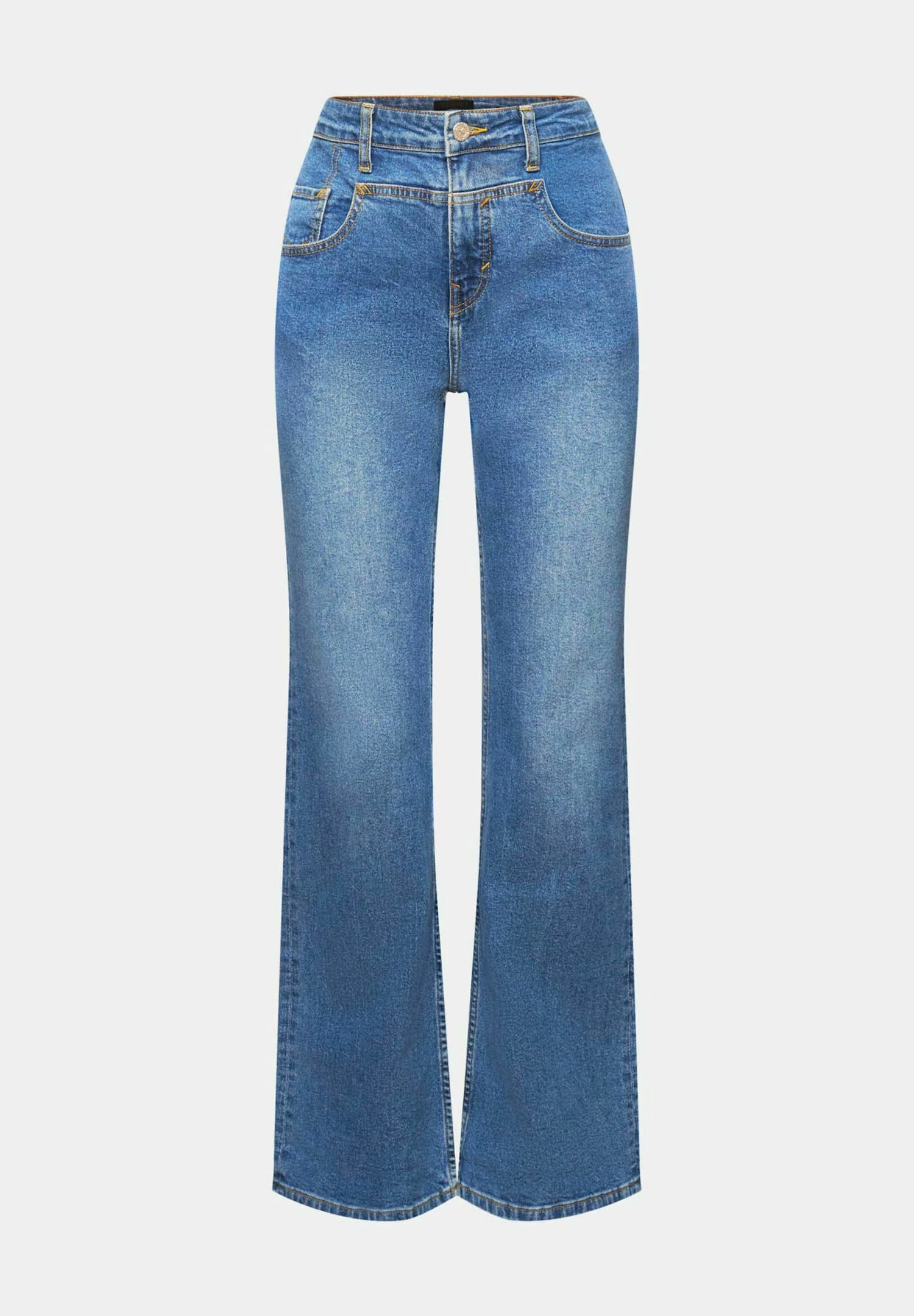 ESPRIT Flared Jeans - Blue Dark Washed 8 ESPRIT Flared Jeans - Blue Dark Washed - Afbeelding 8