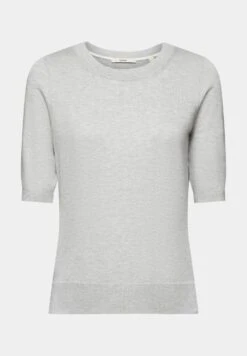 ESPRIT Kurzarm - T-Shirt Basic - Light Grey New -Esprit b997351a9b9f45d8bd4eb426c986b4bd