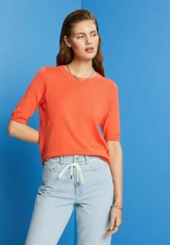 ESPRIT T-Shirt Basic - Coral Orange -Esprit bc9bcf2ea21d4050a7a20a97717ddafe