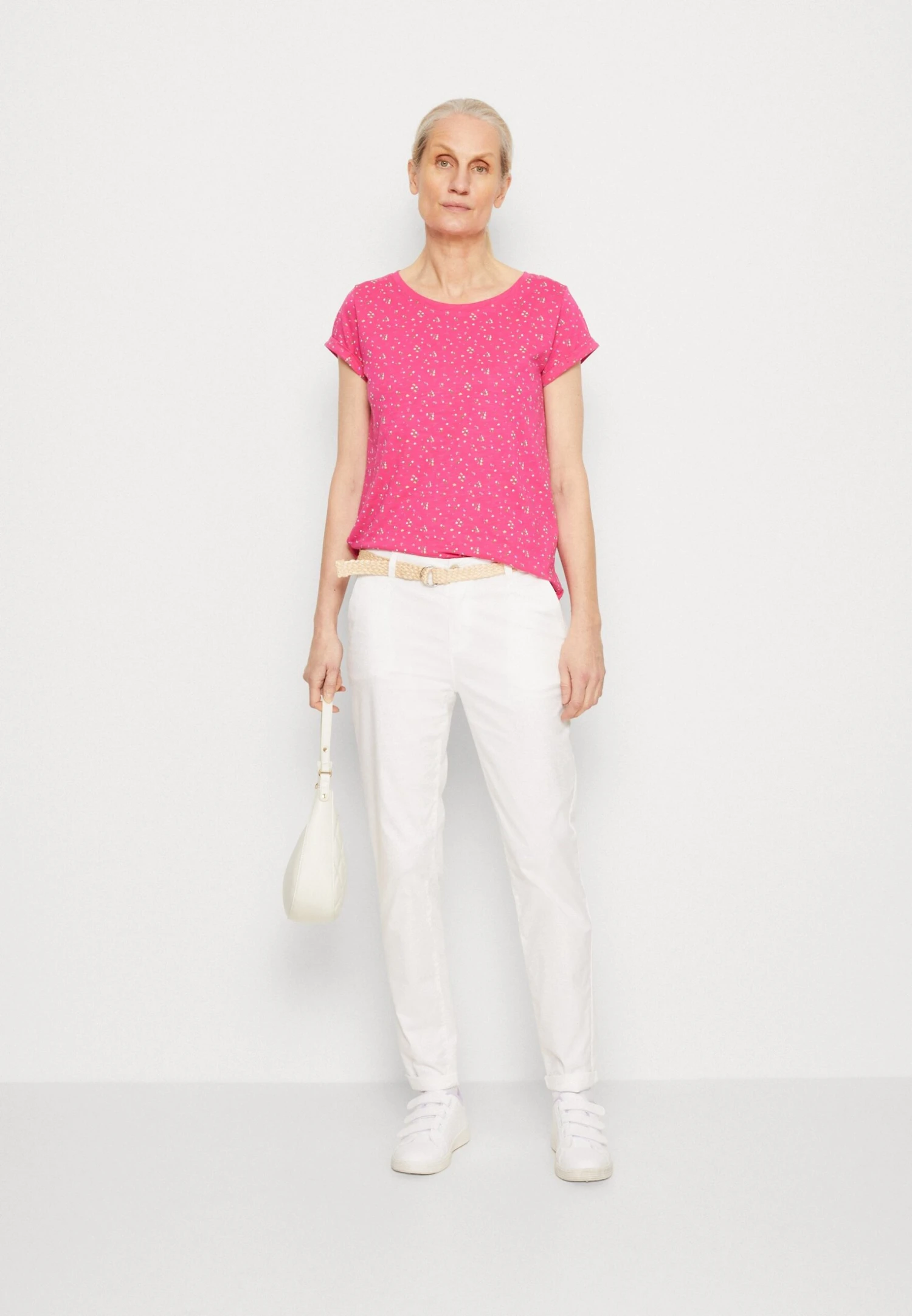 Edc By Esprit Sus Aop - T-Shirt Print - Pink Fuchsia 2 Edc By Esprit Sus Aop - T-Shirt Print - Pink Fuchsia - Afbeelding 2