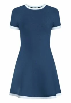 ESPRIT Nahtlos VerarbeitetesMit Rundhalsausschnitt - Gebreide Jurk - Navy -Esprit c07d55359ccb446cb39714afc012ccc7