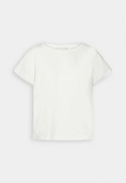 Edc By Esprit Pleat - T-Shirt Basic - Off-White -Esprit c085462d864148bf8f02d9a1bead94d7