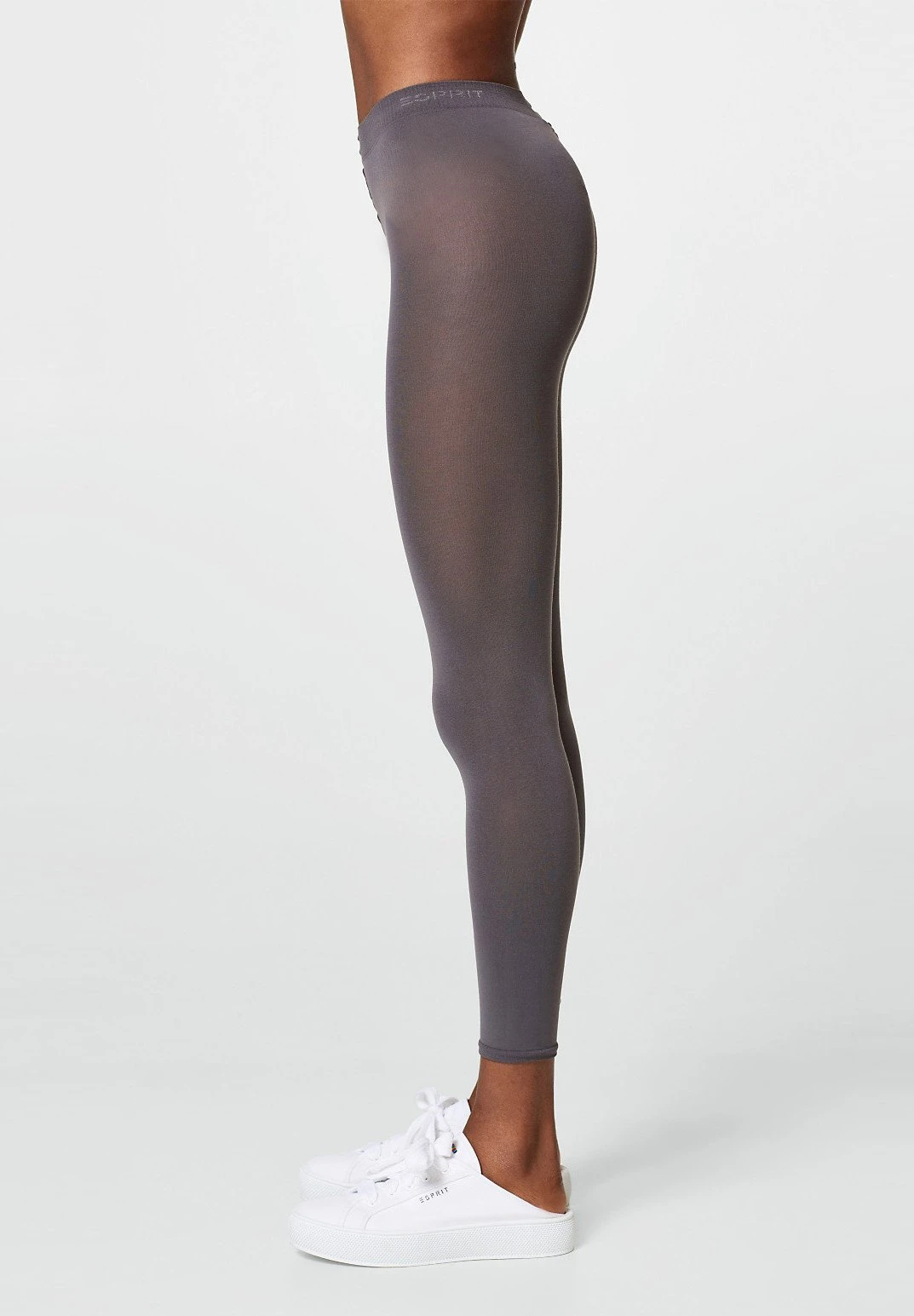 ESPRIT Cotton Capri Uni - Legging - Stone Grey 2 ESPRIT Cotton Capri Uni - Legging - Stone Grey - Afbeelding 2