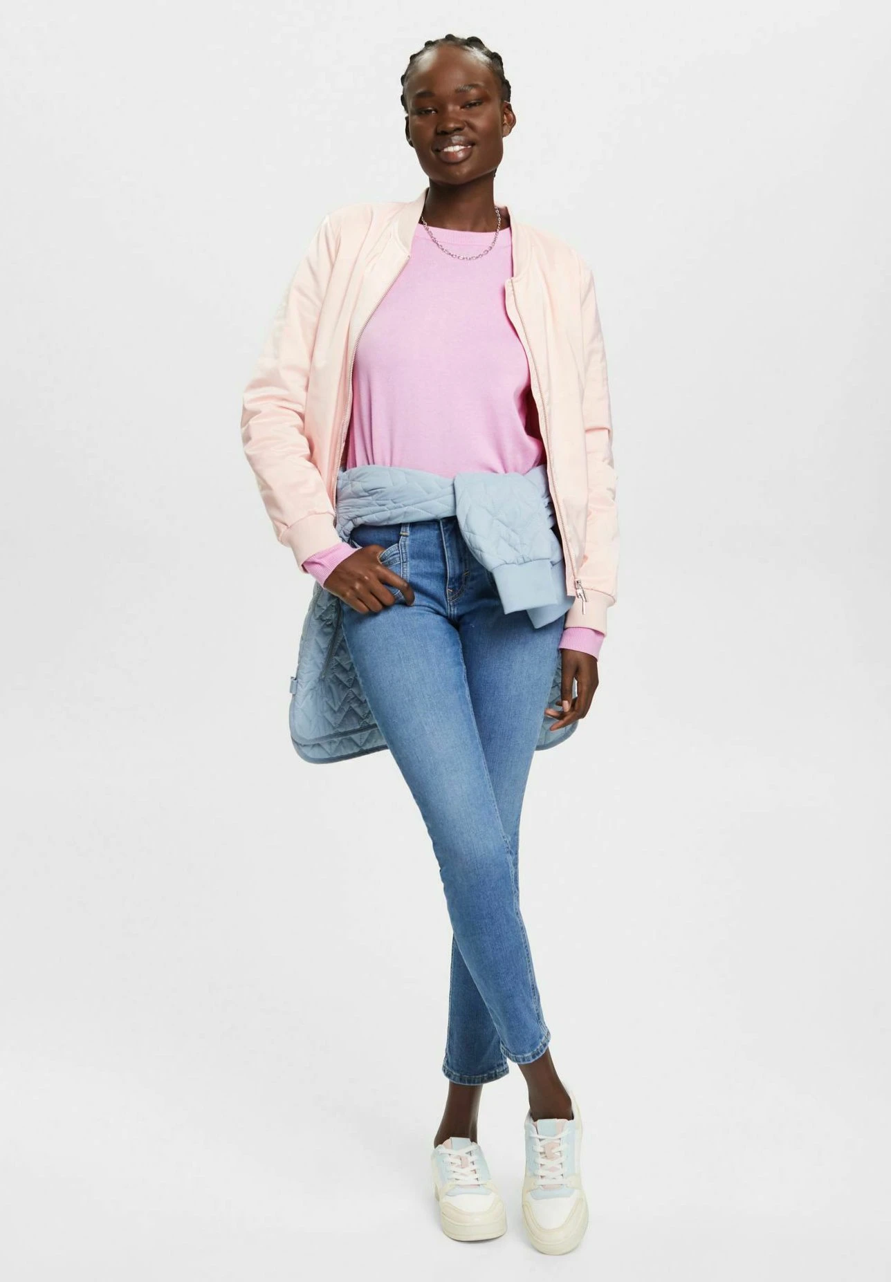 ESPRIT High-Rise - Slim Fit Jeans - Blue Light Washed 2 ESPRIT High-Rise - Slim Fit Jeans - Blue Light Washed - Afbeelding 2