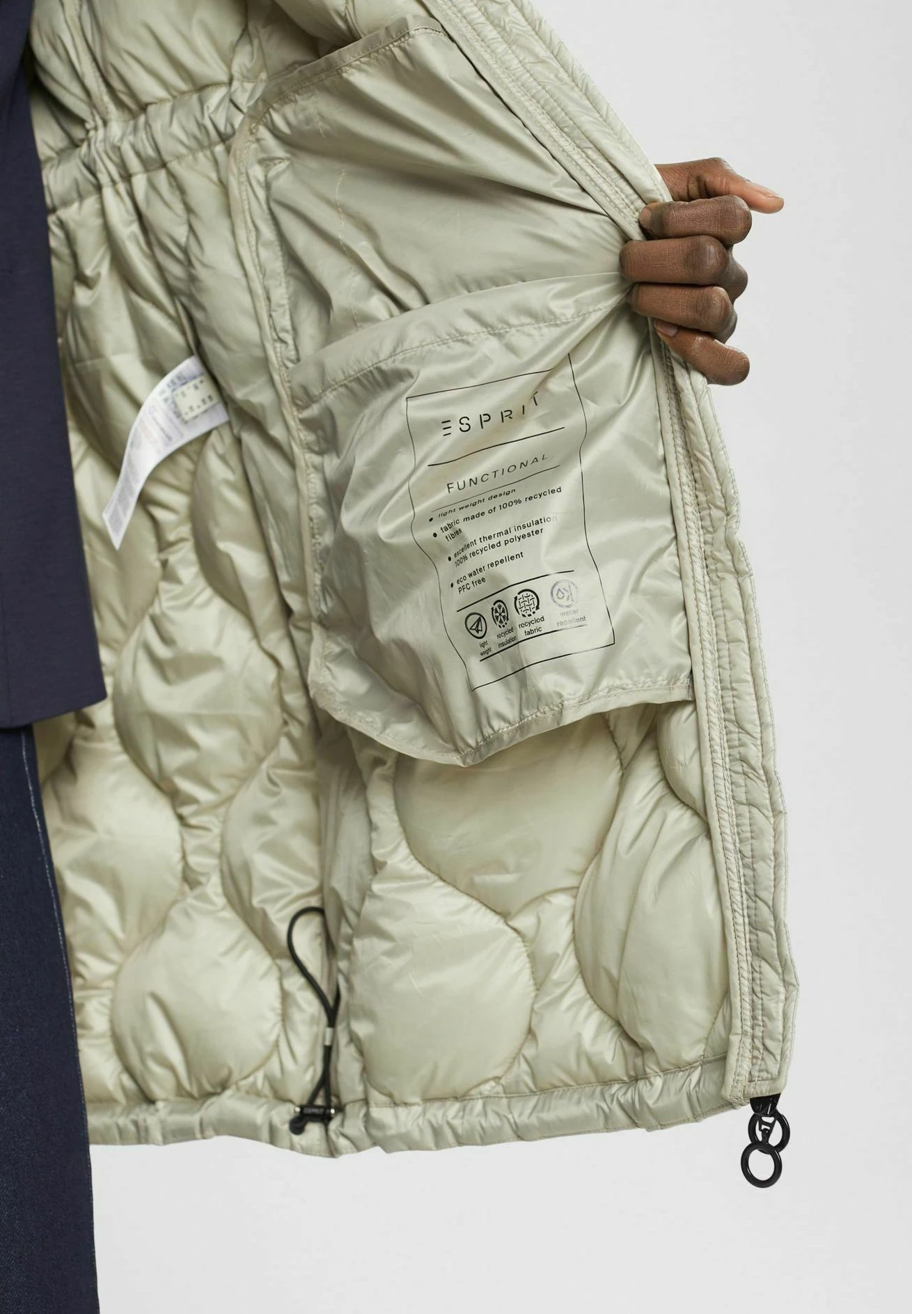 ESPRIT Stepp - Bodywarmer - Dusty Green 5 ESPRIT Stepp - Bodywarmer - Dusty Green - Afbeelding 5