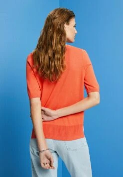 ESPRIT T-Shirt Basic - Coral Orange -Esprit c673936095fc45888b495b67536ad344