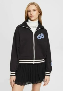 ESPRIT Sweater Met Rits - Black