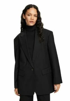 ESPRIT Halflange Jas - Black -Esprit c832f40ccde94af5962b991102989ab5