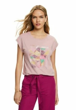 ESPRIT T-Shirt Print - Old Pink 13 ESPRIT T-Shirt Print - Old Pink -Esprit c90179cd4d944397b2e6439d7a6ebf2f