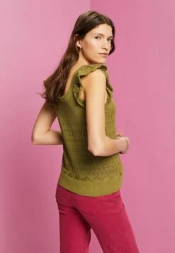 Edc By Esprit Top - Pistachio Green -Esprit cb7c56e6aeac429f83d251fca434b338