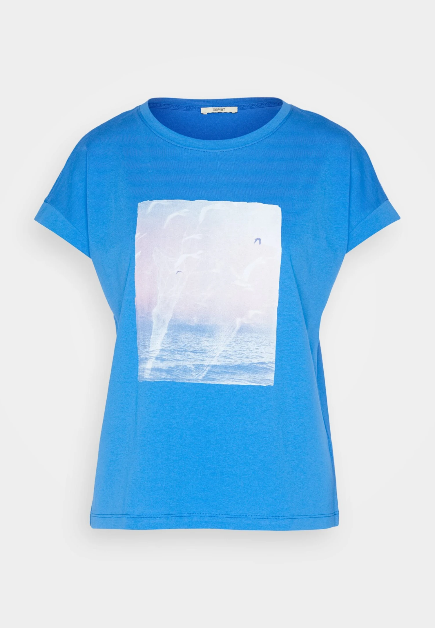 ESPRIT Core Tee - T-Shirt Print - Bright Blue 5 ESPRIT Core Tee - T-Shirt Print - Bright Blue - Afbeelding 5