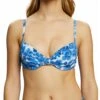 ESPRIT Beach With Wire Padded - Bikinitop - Blue