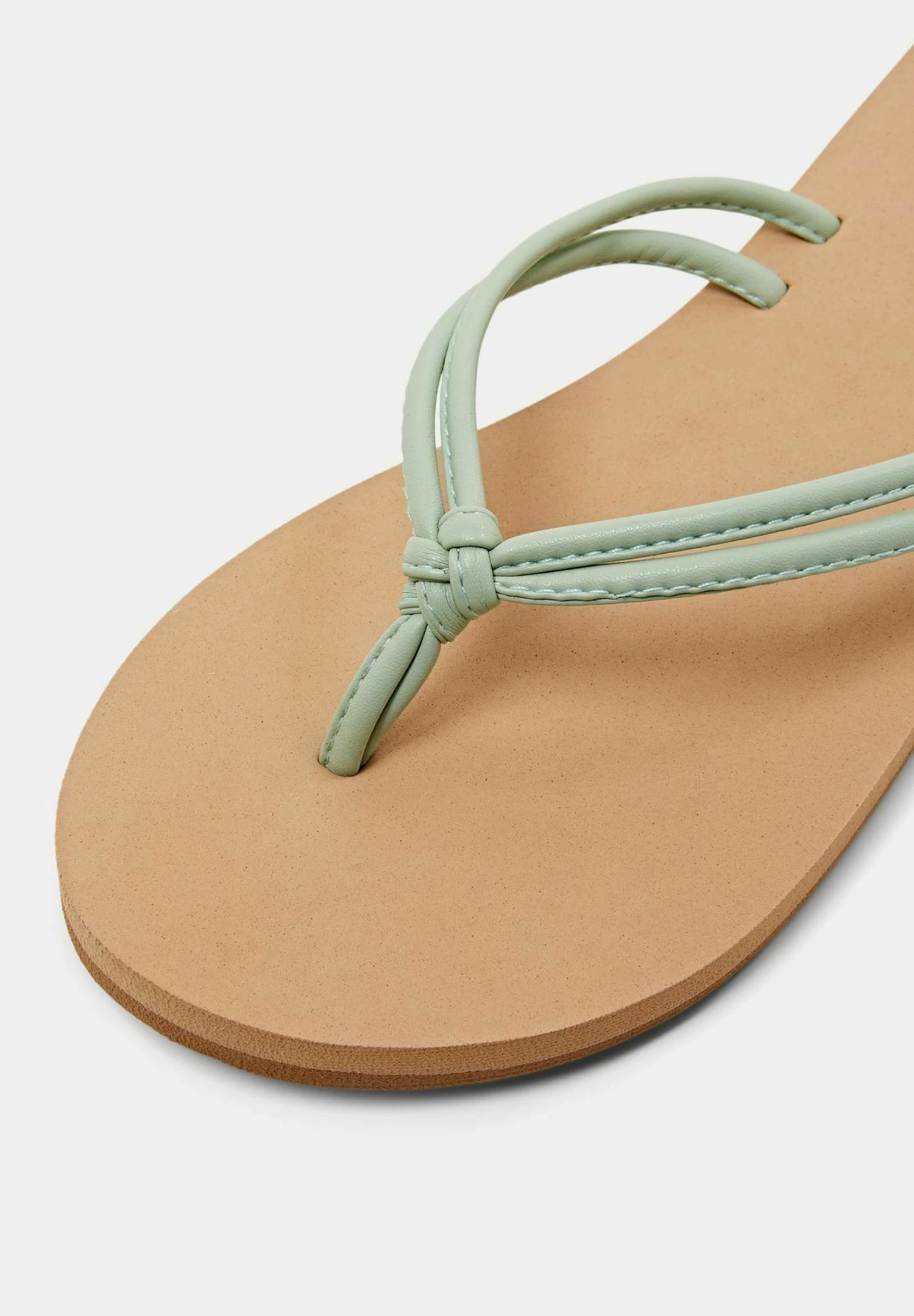 ESPRIT Mit Knoten-Detail - Teensandalen - Light Aqua Green 5 ESPRIT Mit Knoten-Detail - Teensandalen - Light Aqua Green - Afbeelding 5