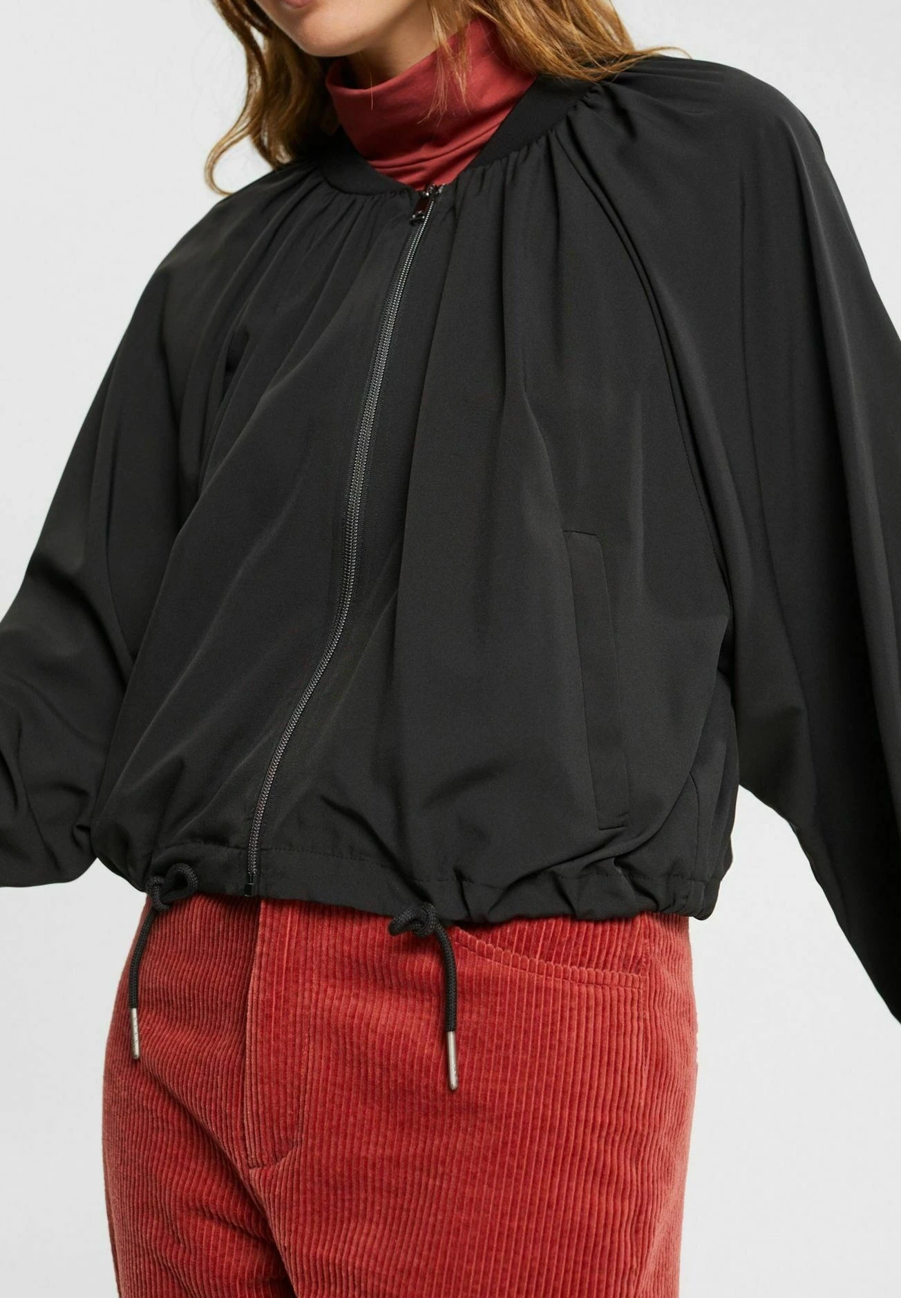 Edc By Esprit Leichte - Bomberjacks - Black 4 Edc By Esprit Leichte - Bomberjacks - Black - Afbeelding 4