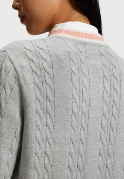 ESPRIT Zopf Mit Delfin-Logo - Trui - Light Grey -Esprit dadc57eaa0d146e9be712dc70a510325