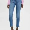 ESPRIT High-Rise - Slim Fit Jeans - Blue Light Washed