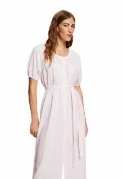ESPRIT Midi Mit Bindegürtel- Blousejurk - Light Pink