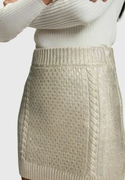 ESPRIT Mit Zopfmuster Im Metallic-Look - A-Lijn Rok - Gold 8 ESPRIT Mit Zopfmuster Im Metallic-Look - A-Lijn Rok - Gold -Esprit e048d50eb7374c8b9cf6c7b4917b7ded