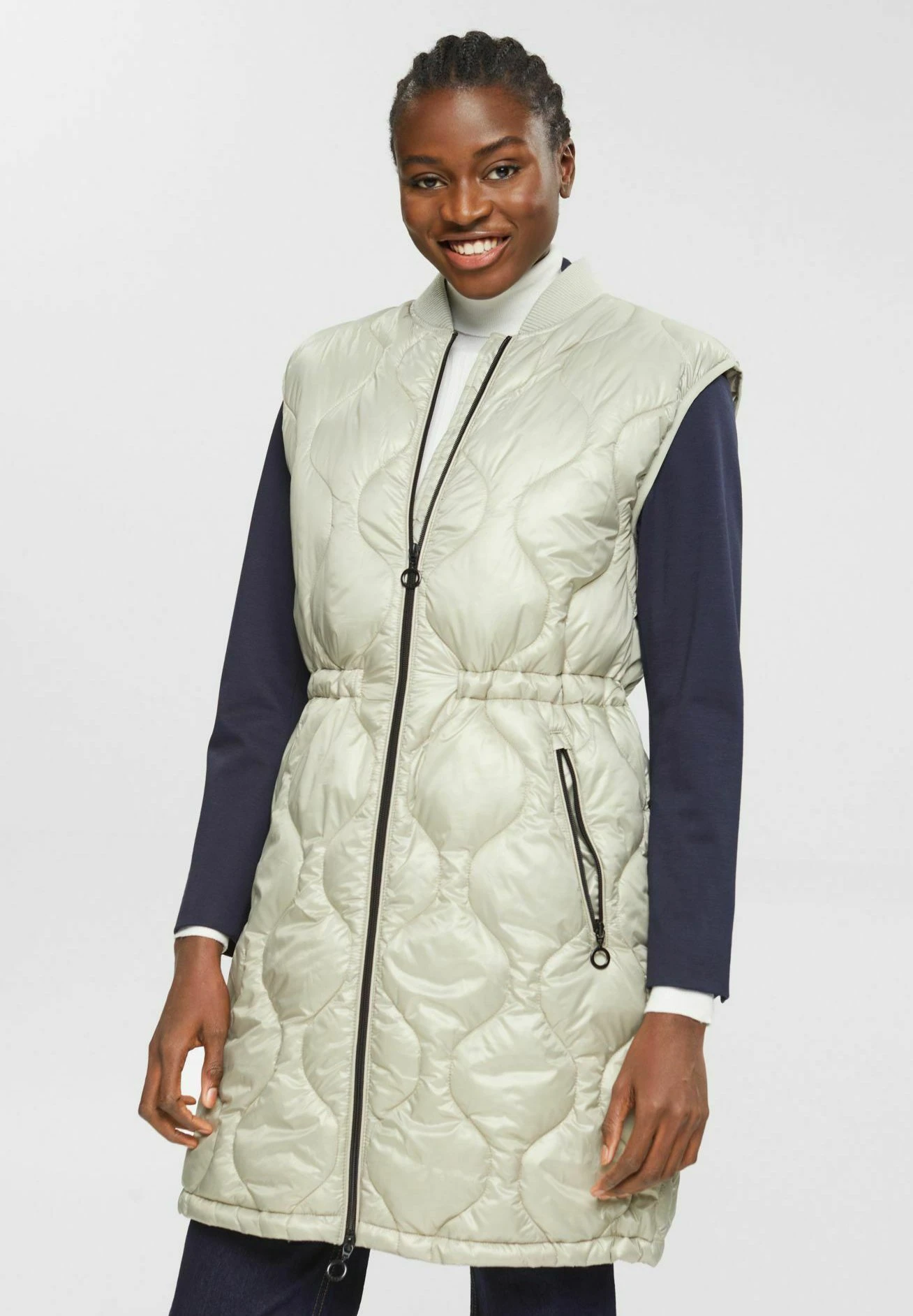 ESPRIT Stepp - Bodywarmer - Dusty Green 1 ESPRIT Stepp - Bodywarmer - Dusty Green