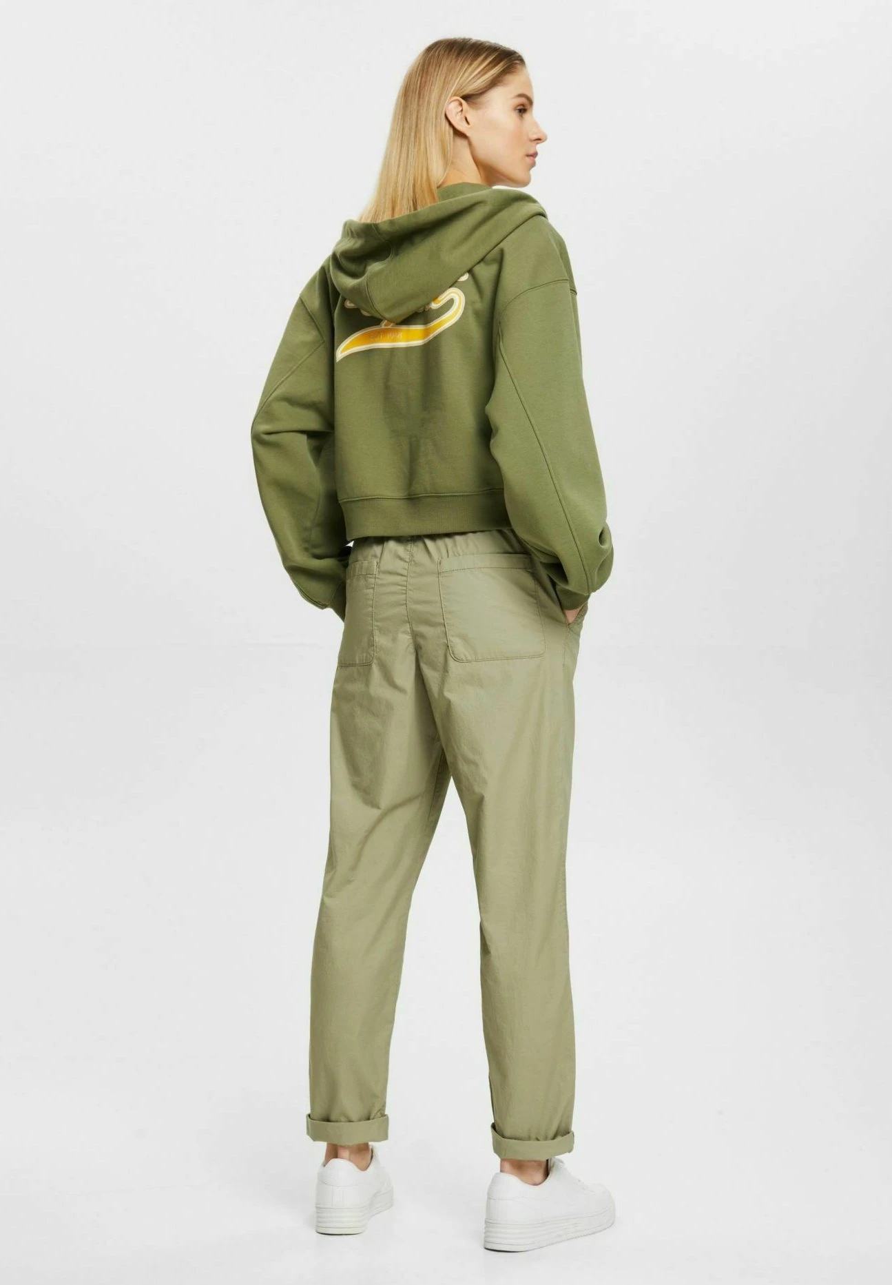 ESPRIT Belle - Broek - Light Khaki 3 ESPRIT Belle - Broek - Light Khaki - Afbeelding 3