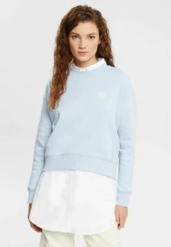ESPRIT Mit-Logo - Sweater - Pastel Blue