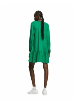 Edc By Esprit Cve_Raglan - Jurk - Dark Green -Esprit e6185e6e16f5464abdfdcd470bef846a