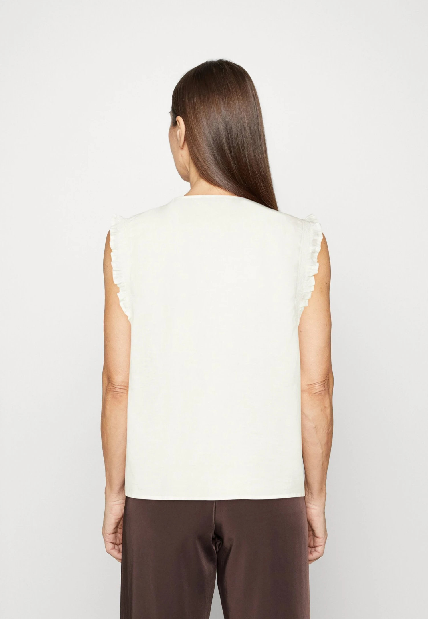 Edc By Esprit Blouse - T-Shirt Basic - Off White 3 Edc By Esprit Blouse - T-Shirt Basic - Off White - Afbeelding 3