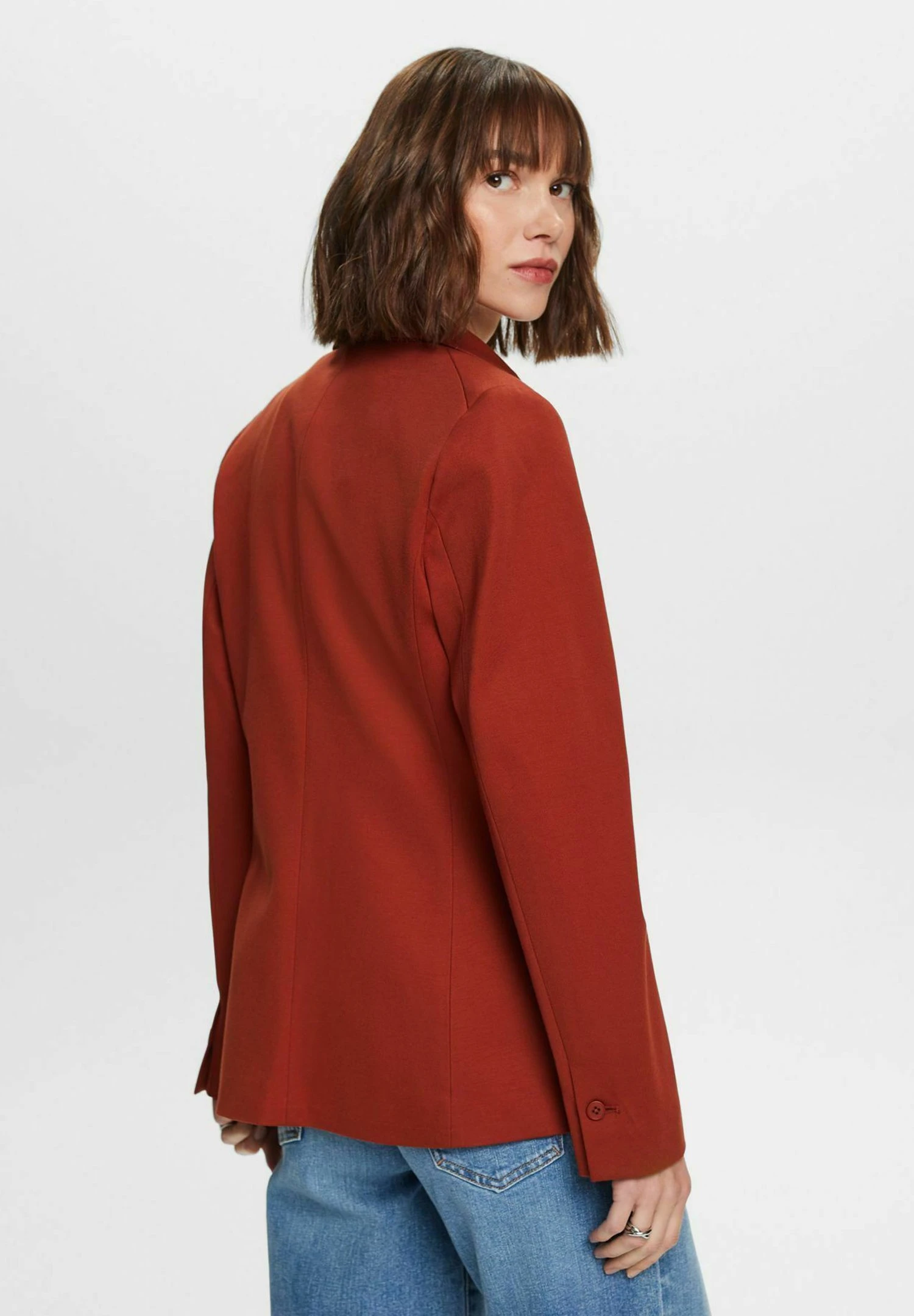 ESPRIT Halflange Jas - Rust Brown 3 ESPRIT Halflange Jas - Rust Brown - Afbeelding 3