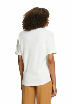 ESPRIT T-Shirt Basic - Off White -Esprit ea2590f0a7374b89bb0cb45b29b3009d