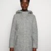 ESPRIT Coat - Halflange Jas - Light Grey