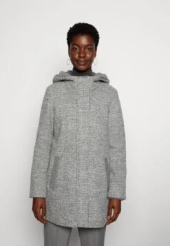 ESPRIT Coat - Halflange Jas - Light Grey