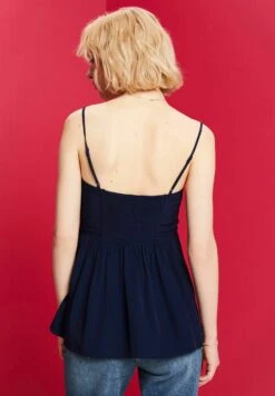 ESPRIT Cami Mit Ausschnitt - Top - Navy -Esprit ec3d321454674c71902c66125c4a15ea