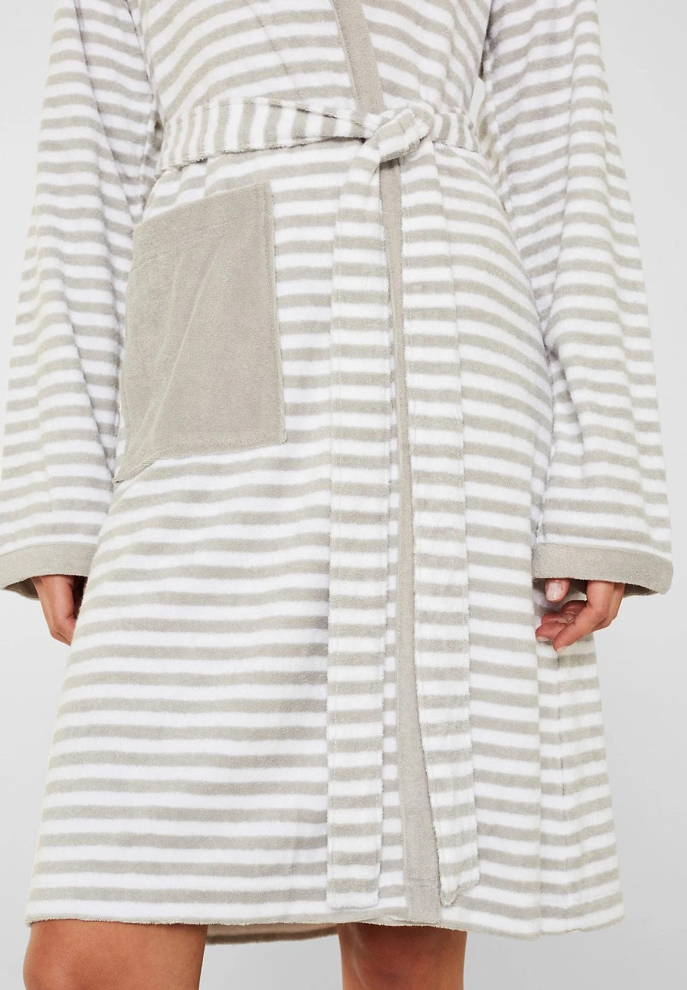 ESPRIT Fashion Bathrobe - Badjas - Stone 3 ESPRIT Fashion Bathrobe - Badjas - Stone - Afbeelding 3