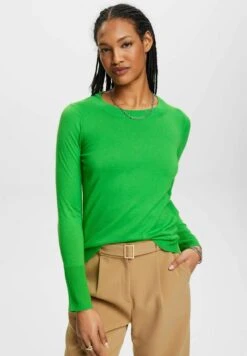 ESPRIT High-Low-Saum - Trui - Green
