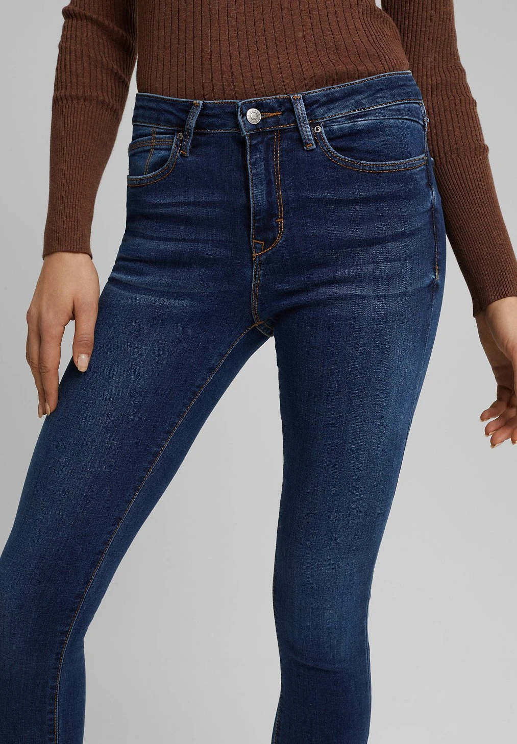 ESPRIT Medium Rise - Jeans Skinny Fit - Blue Medium Washed 5 ESPRIT Medium Rise - Jeans Skinny Fit - Blue Medium Washed - Afbeelding 5