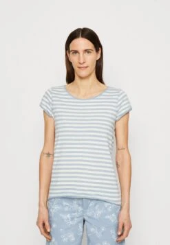ESPRIT Stripe - T-Shirt Print - Light Blue/Lavender