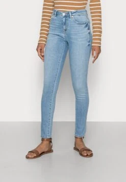 ESPRIT Medium Rise - Jeans Skinny Fit - Blue Light Wash