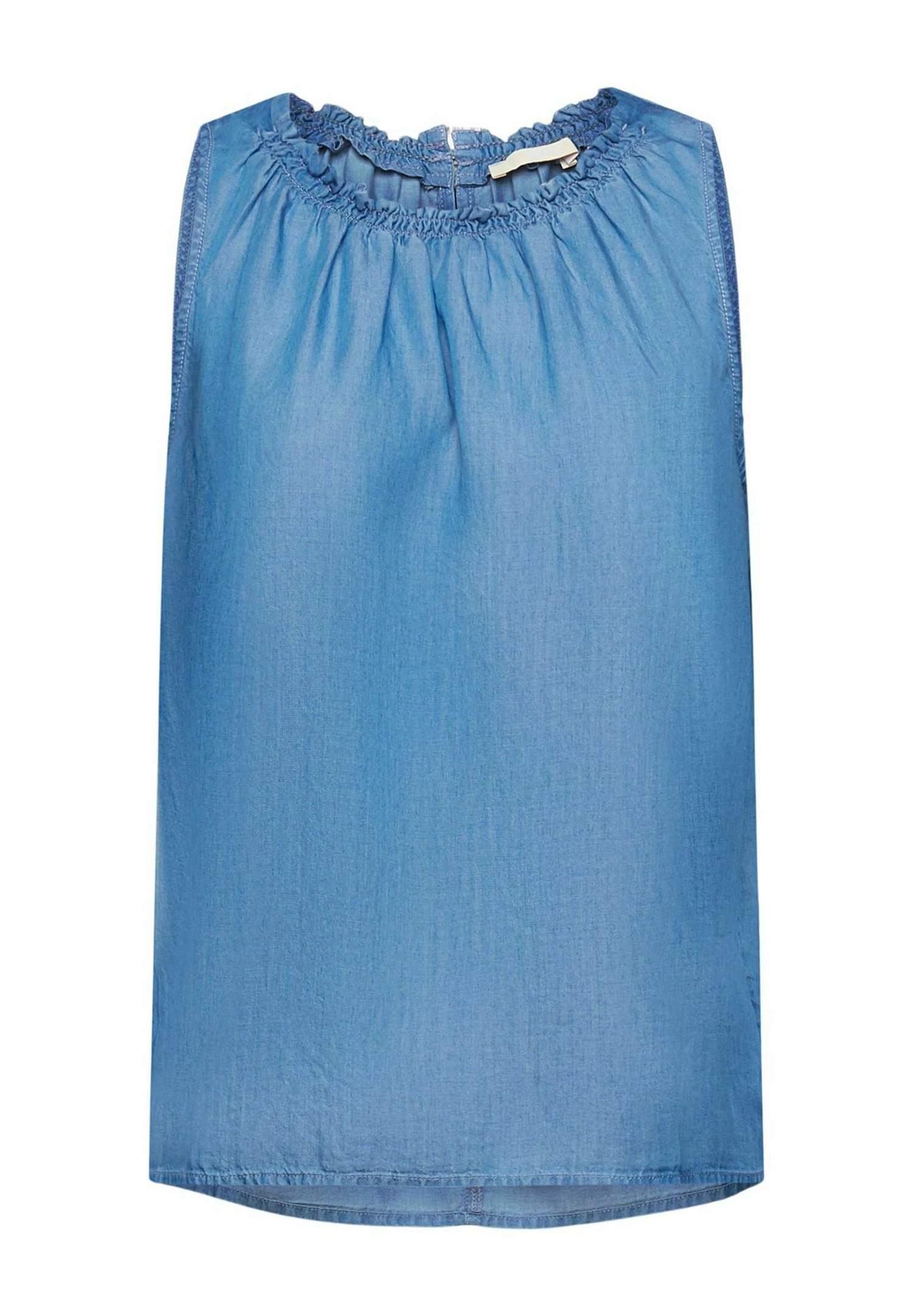 Edc By Esprit Ärmellose I Mit Rüschen - Blouse - Blue Medium Wash 7 Edc By Esprit Ärmellose I Mit Rüschen - Blouse - Blue Medium Wash - Afbeelding 7
